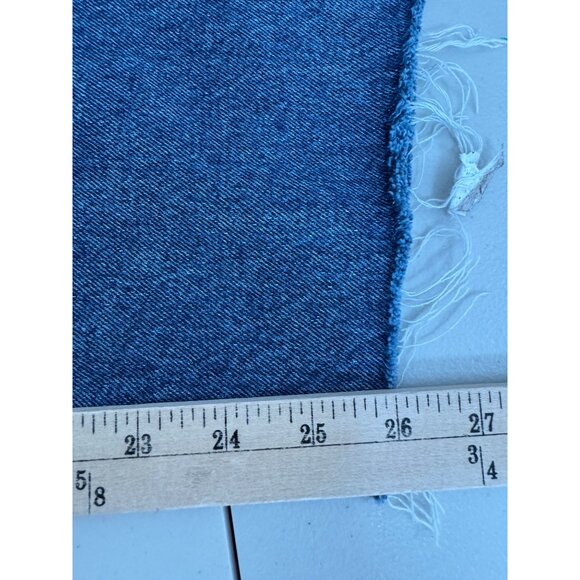 zara 90s relaxed wide leg distressed cropped jeans retro boho sz 8 - Picture 7 of 9